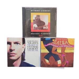 Nouveau Flamenco by Ottmar Liebert CDs and Salsa Latin Music Lot of 3